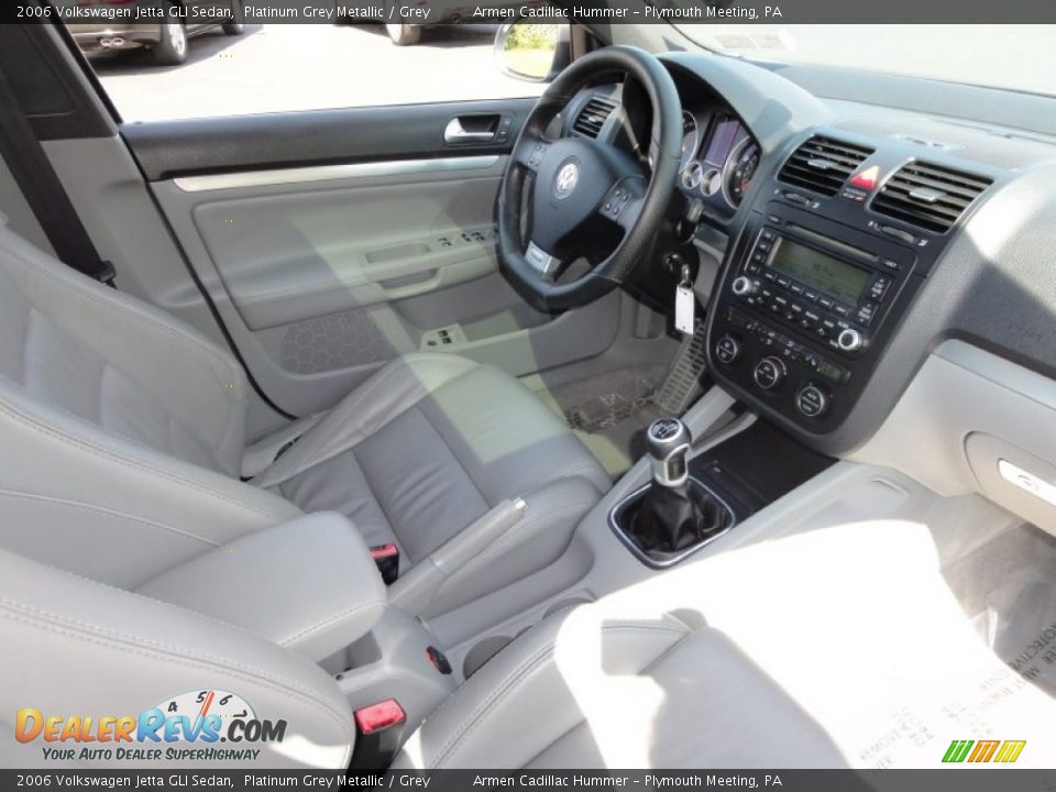 2006 Volkswagen Jetta GLI Sedan Platinum Grey Metallic / Grey Photo #19