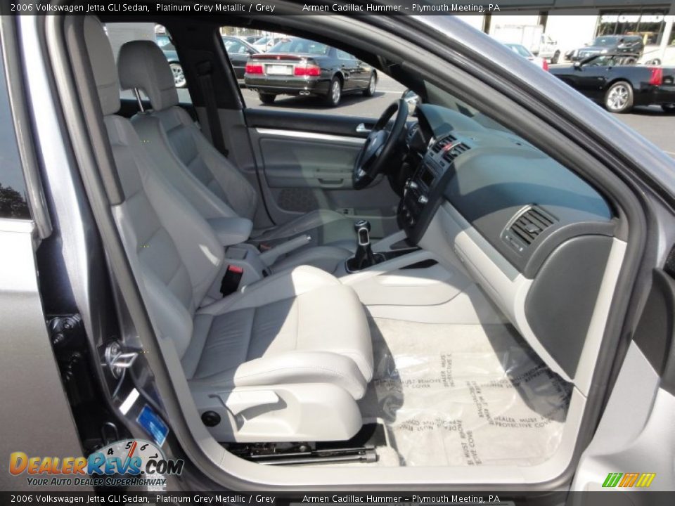 2006 Volkswagen Jetta GLI Sedan Platinum Grey Metallic / Grey Photo #20