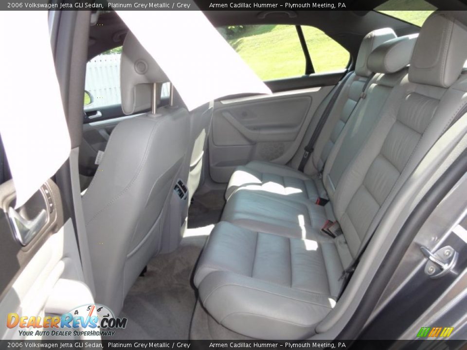 2006 Volkswagen Jetta GLI Sedan Platinum Grey Metallic / Grey Photo #26