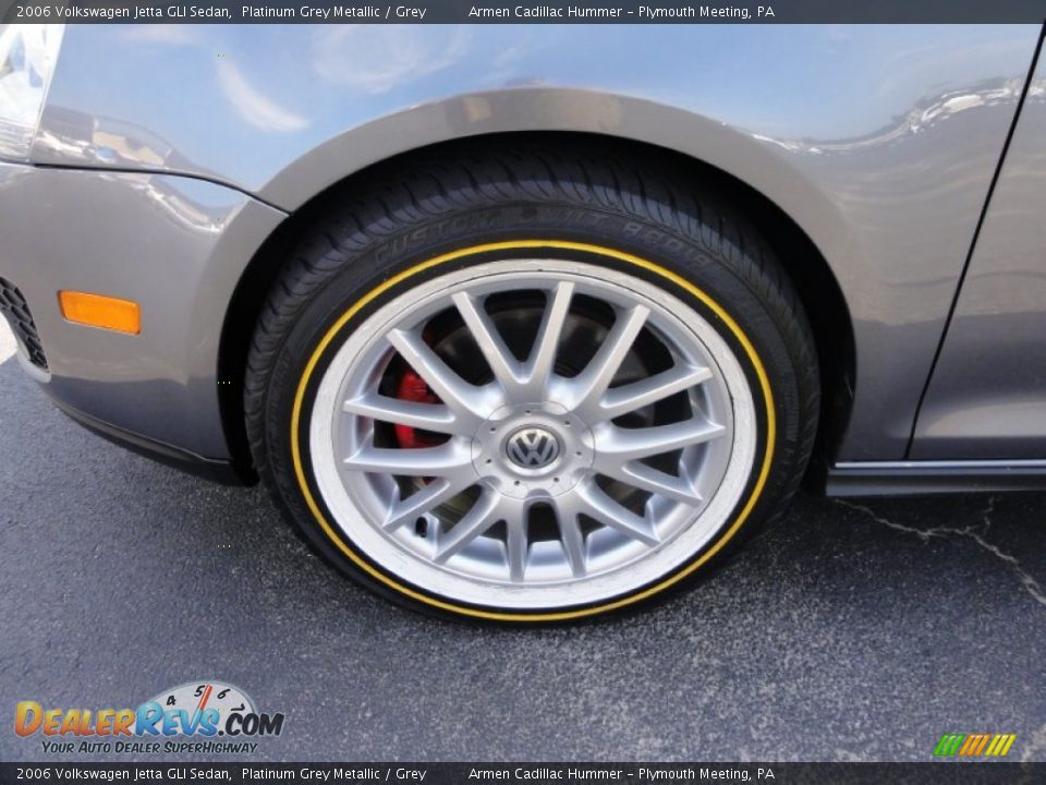 2006 Volkswagen Jetta GLI Sedan Platinum Grey Metallic / Grey Photo #32