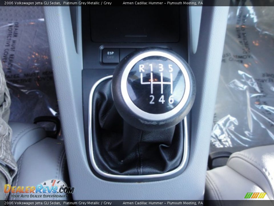 2006 Volkswagen Jetta GLI Sedan Platinum Grey Metallic / Grey Photo #35