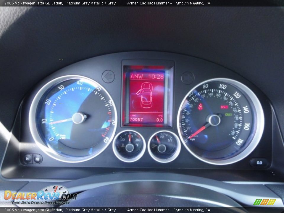 2006 Volkswagen Jetta GLI Sedan Platinum Grey Metallic / Grey Photo #36