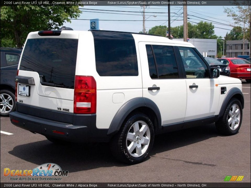 2006 Land Rover LR3 V8 HSE Chawton White / Alpaca Beige Photo #4