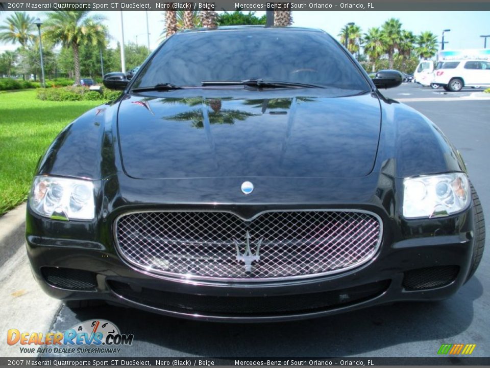 2007 Maserati Quattroporte Sport GT DuoSelect Nero (Black) / Beige Photo #3