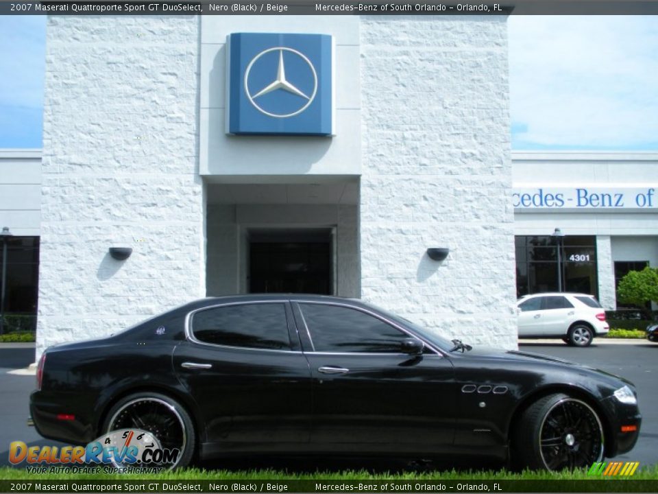 2007 Maserati Quattroporte Sport GT DuoSelect Nero (Black) / Beige Photo #5