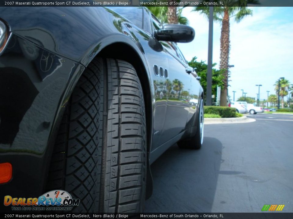 2007 Maserati Quattroporte Sport GT DuoSelect Nero (Black) / Beige Photo #13