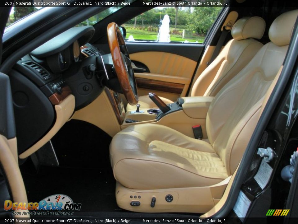 Beige Interior - 2007 Maserati Quattroporte Sport GT DuoSelect Photo #14