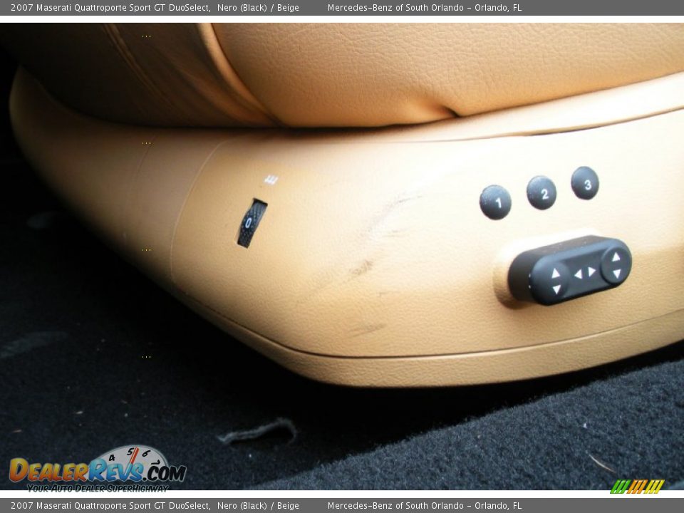 2007 Maserati Quattroporte Sport GT DuoSelect Nero (Black) / Beige Photo #15