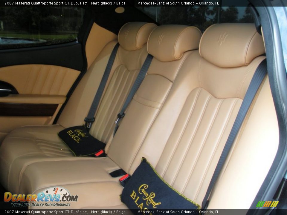2007 Maserati Quattroporte Sport GT DuoSelect Nero (Black) / Beige Photo #18