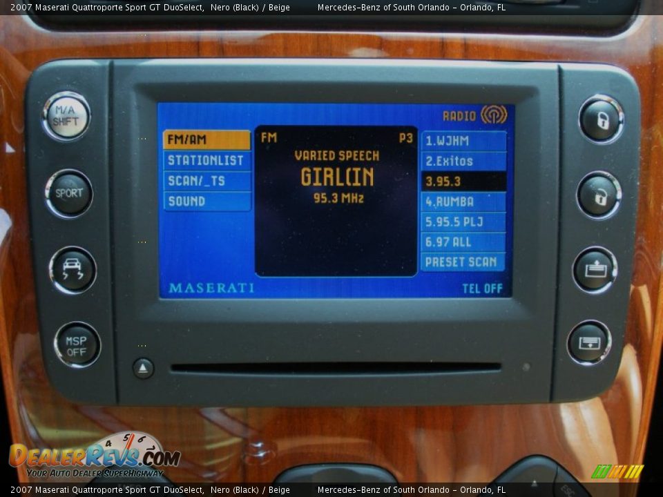 Controls of 2007 Maserati Quattroporte Sport GT DuoSelect Photo #27
