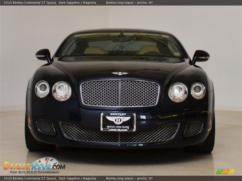 2010 Bentley Continental GT Speed Dark Sapphire / Magnolia Photo #3