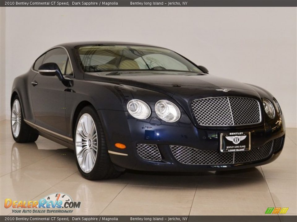 2010 Bentley Continental GT Speed Dark Sapphire / Magnolia Photo #4