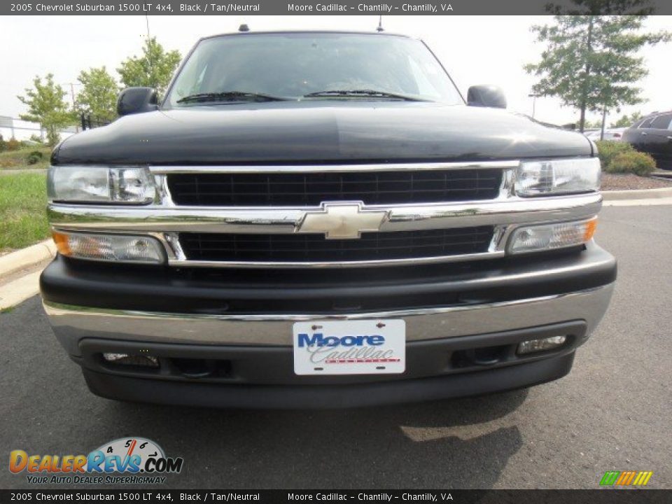 2005 Chevrolet Suburban 1500 LT 4x4 Black / Tan/Neutral Photo #8