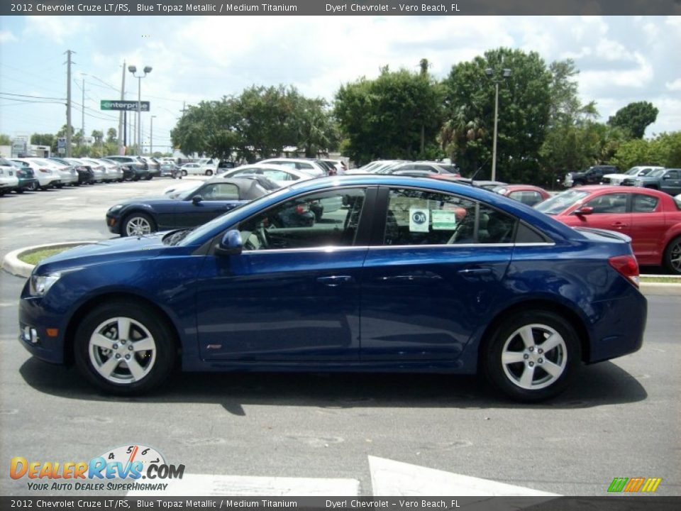 Blue Topaz Metallic 2012 Chevrolet Cruze LT/RS Photo #3