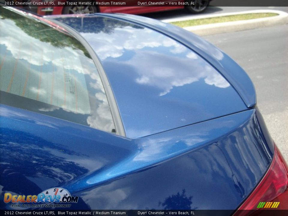 2012 Chevrolet Cruze LT/RS Blue Topaz Metallic / Medium Titanium Photo #6