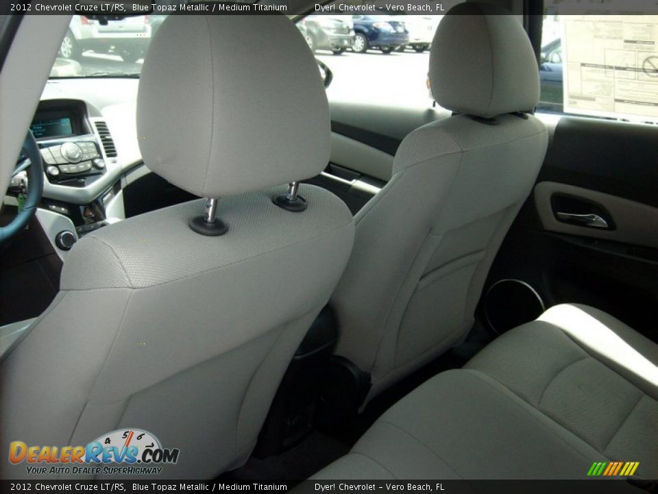 2012 Chevrolet Cruze LT/RS Blue Topaz Metallic / Medium Titanium Photo #14