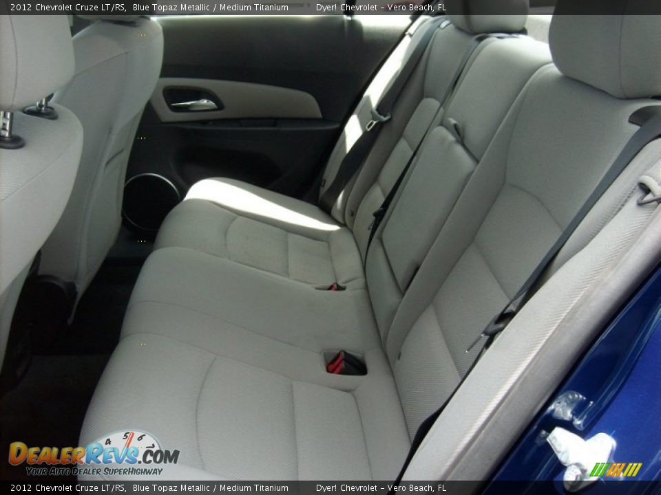 Medium Titanium Interior - 2012 Chevrolet Cruze LT/RS Photo #15