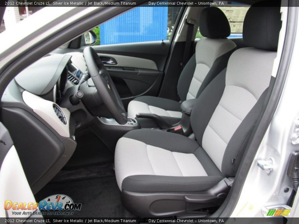 Jet Black Medium Titanium Interior 2012 Chevrolet Cruze Ls