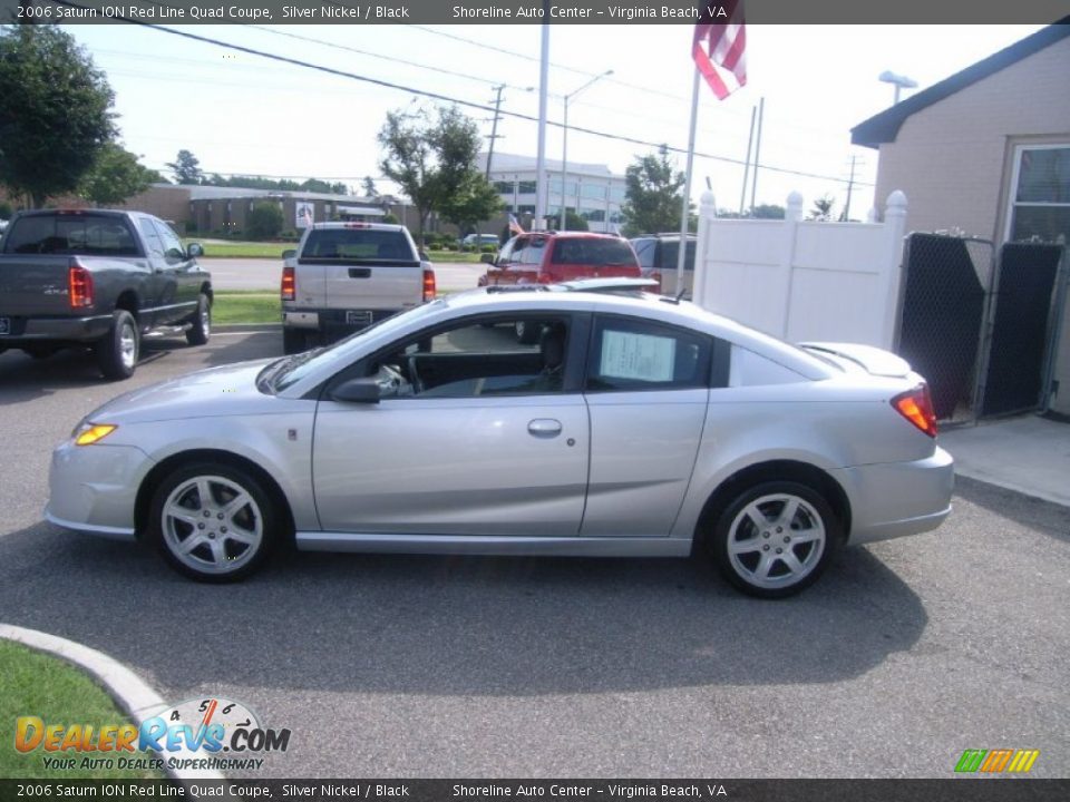 Silver Nickel 2006 Saturn ION Red Line Quad Coupe Photo #2