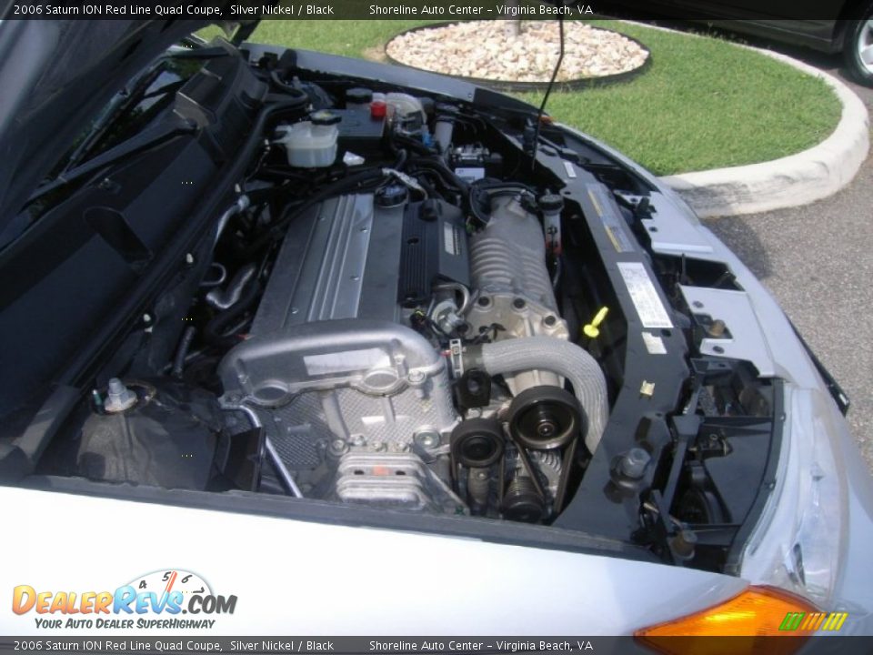 2006 Saturn ION Red Line Quad Coupe 2.0 Liter Supercharged DOHC 16-Valve Ecotec 4 Cylinder Engine Photo #21