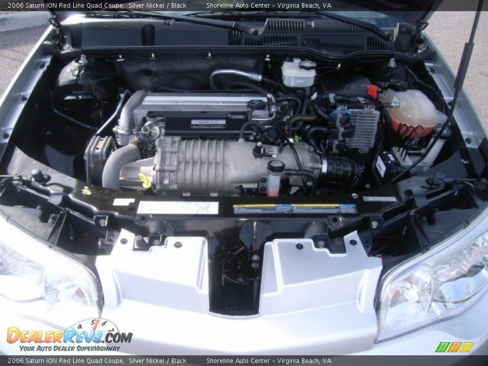 2006 Saturn ION Red Line Quad Coupe 2.0 Liter Supercharged DOHC 16-Valve Ecotec 4 Cylinder Engine Photo #22