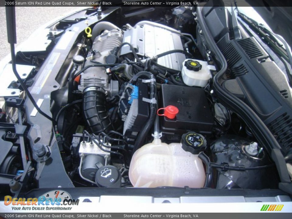 2006 Saturn ION Red Line Quad Coupe 2.0 Liter Supercharged DOHC 16-Valve Ecotec 4 Cylinder Engine Photo #24
