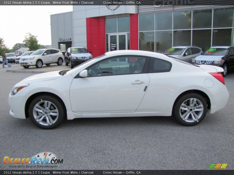 2012 Nissan altima coupe white #6