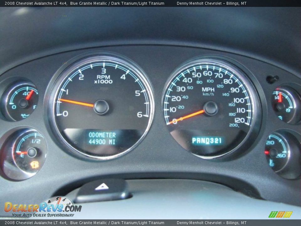 2008 Chevrolet Avalanche LT 4x4 Gauges Photo #5