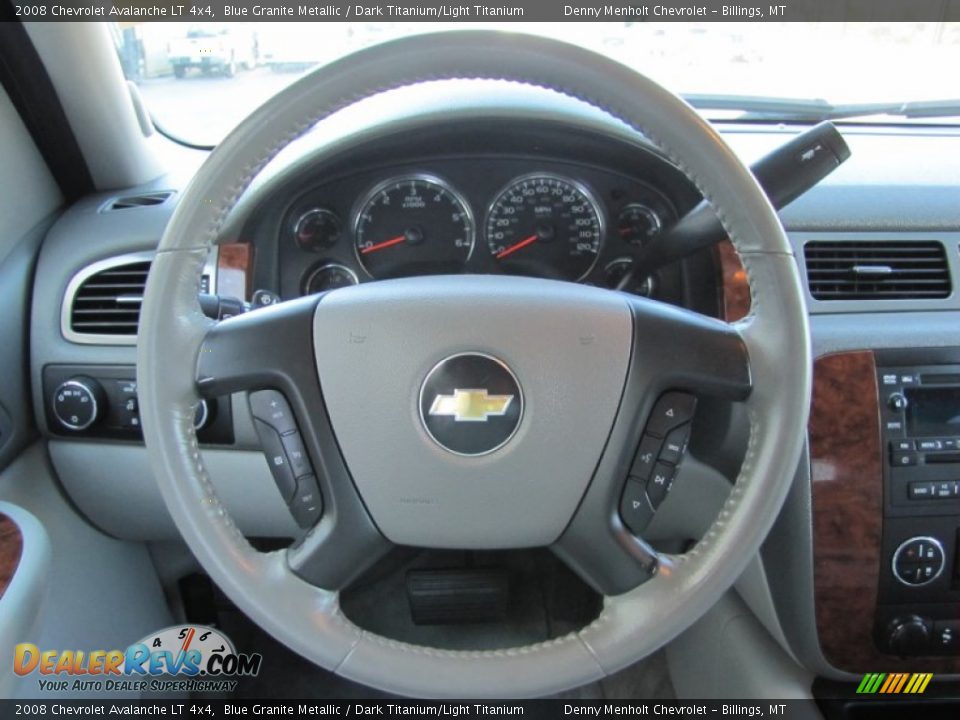 2008 Chevrolet Avalanche LT 4x4 Steering Wheel Photo #6