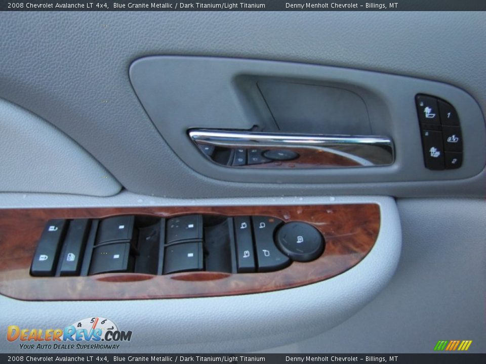 2008 Chevrolet Avalanche LT 4x4 Blue Granite Metallic / Dark Titanium/Light Titanium Photo #10