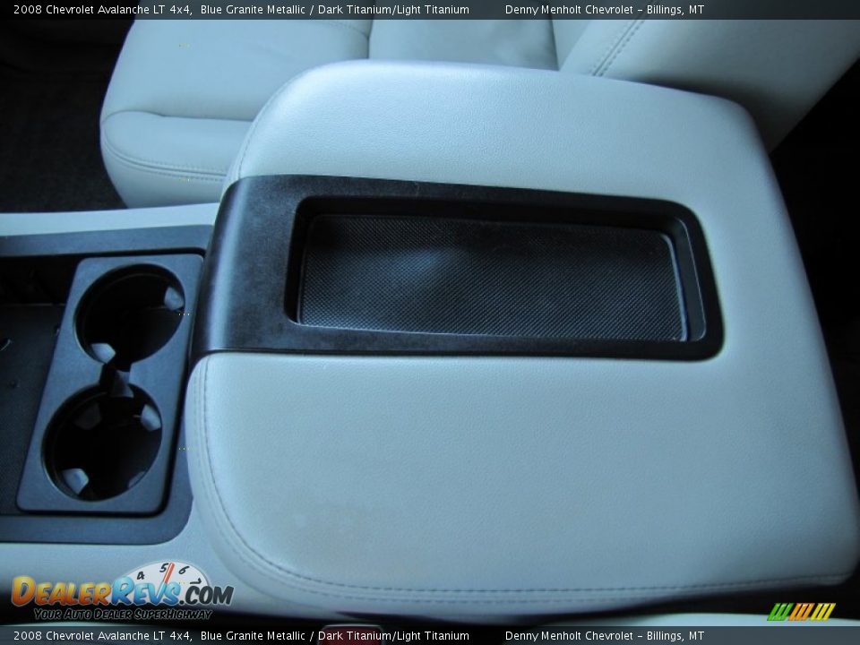 2008 Chevrolet Avalanche LT 4x4 Blue Granite Metallic / Dark Titanium/Light Titanium Photo #18