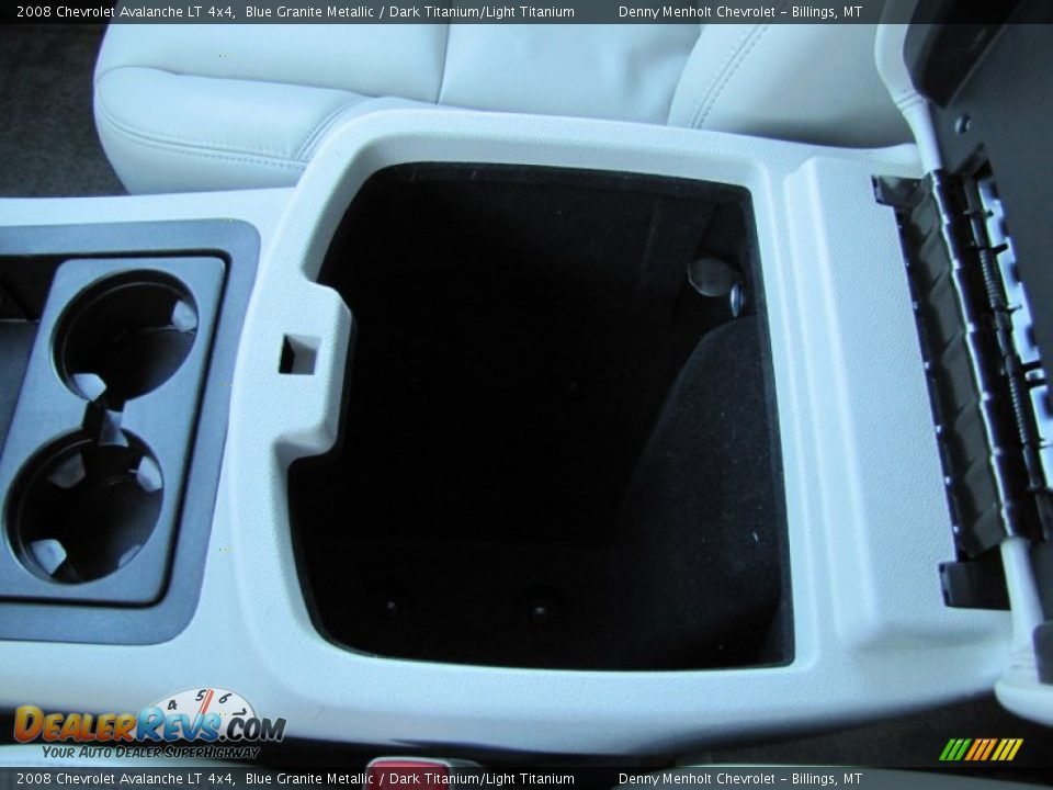 2008 Chevrolet Avalanche LT 4x4 Blue Granite Metallic / Dark Titanium/Light Titanium Photo #19