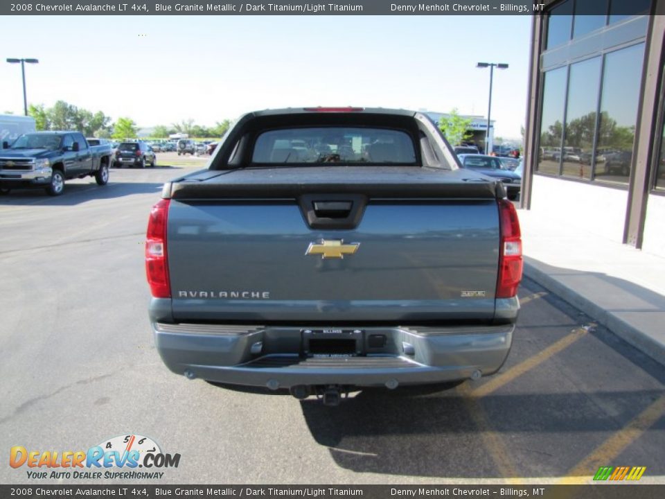 2008 Chevrolet Avalanche LT 4x4 Blue Granite Metallic / Dark Titanium/Light Titanium Photo #30