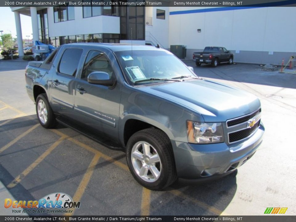 2008 Chevrolet Avalanche LT 4x4 Blue Granite Metallic / Dark Titanium/Light Titanium Photo #32