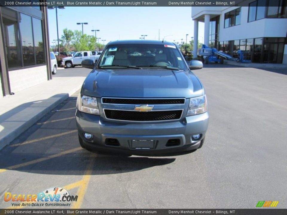 2008 Chevrolet Avalanche LT 4x4 Blue Granite Metallic / Dark Titanium/Light Titanium Photo #33