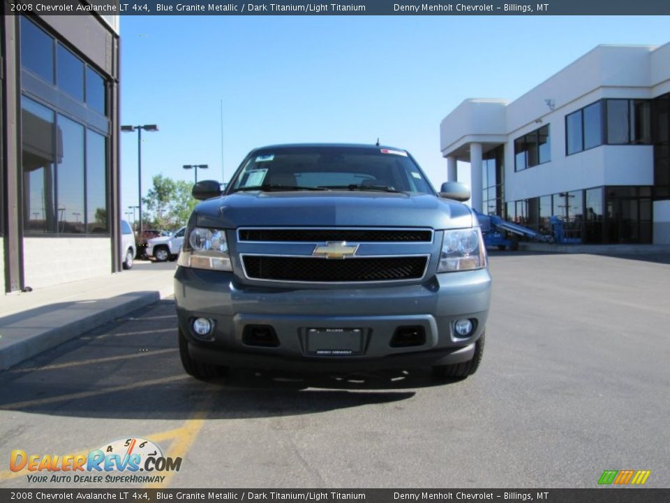2008 Chevrolet Avalanche LT 4x4 Blue Granite Metallic / Dark Titanium/Light Titanium Photo #34
