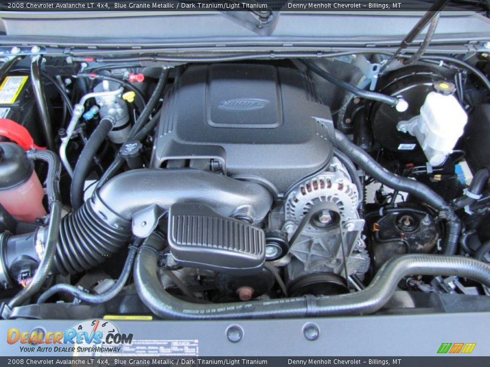 2008 Chevrolet Avalanche LT 4x4 Blue Granite Metallic / Dark Titanium/Light Titanium Photo #35