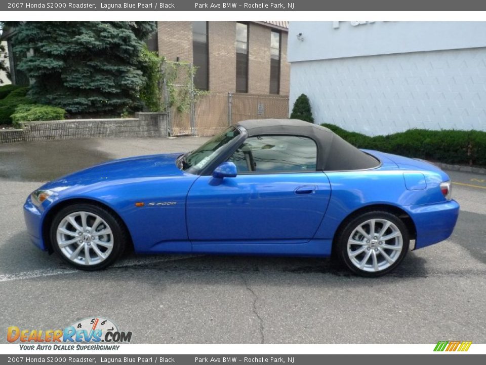 2007 Honda S2000 Roadster Laguna Blue Pearl / Black Photo #2