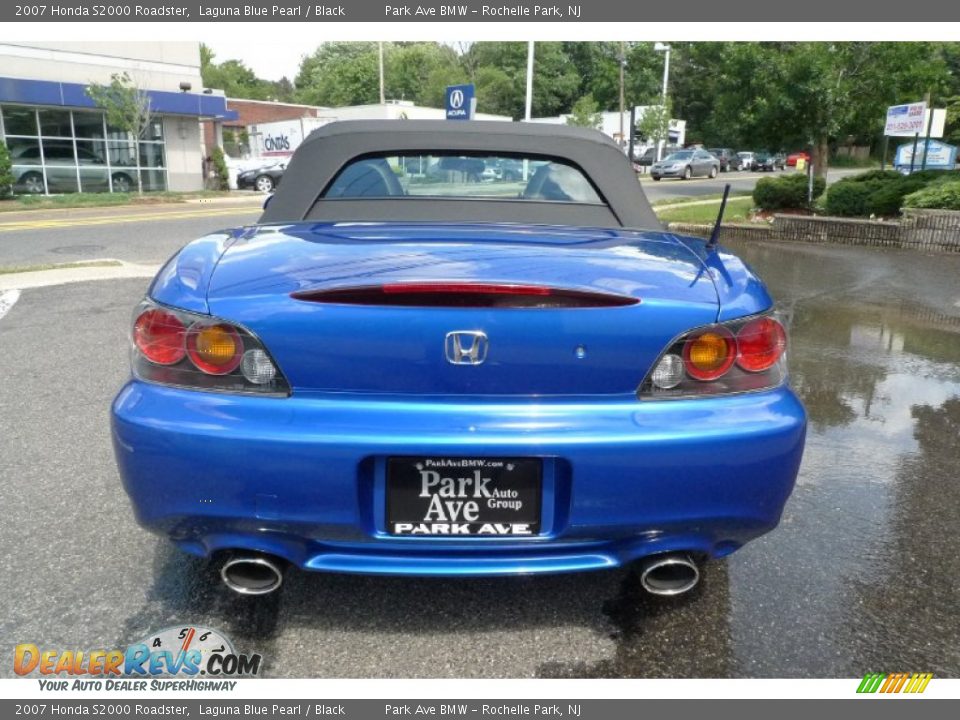 2007 Honda S2000 Roadster Laguna Blue Pearl / Black Photo #4