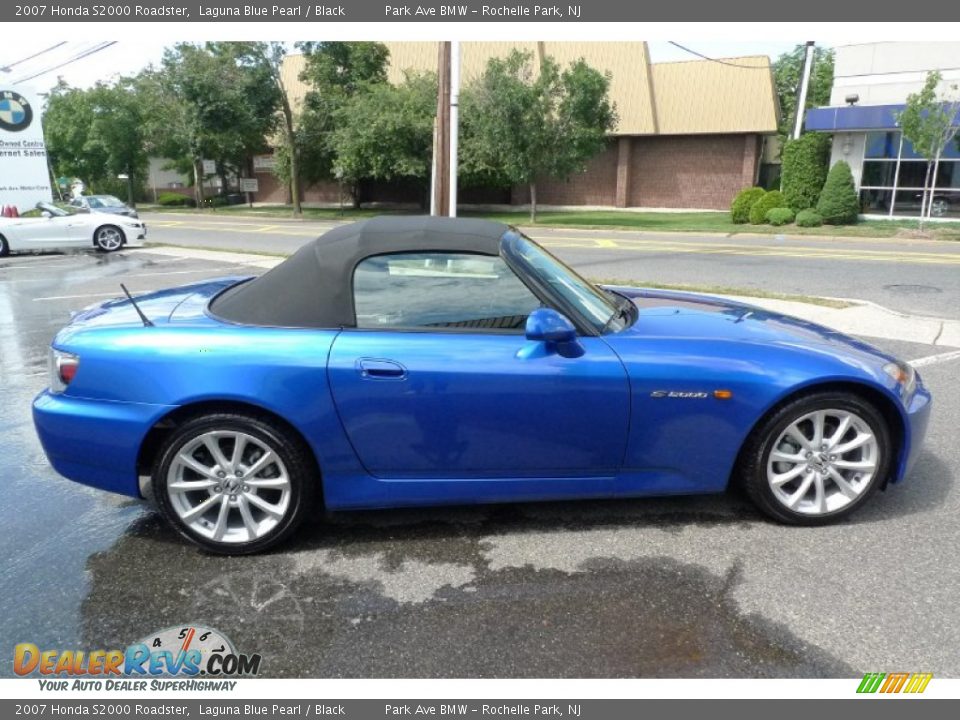 2007 Honda S2000 Roadster Laguna Blue Pearl / Black Photo #6