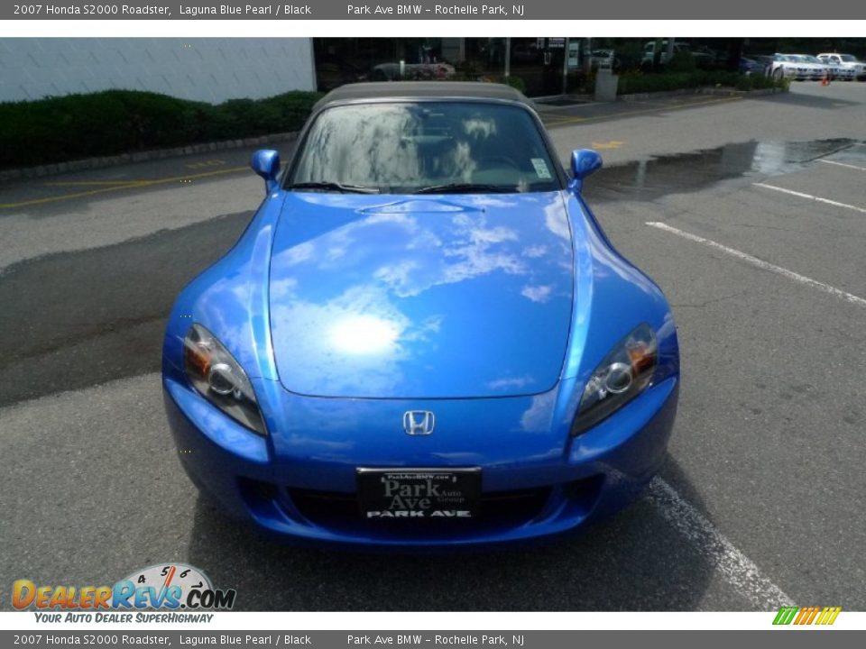 2007 Honda S2000 Roadster Laguna Blue Pearl / Black Photo #8