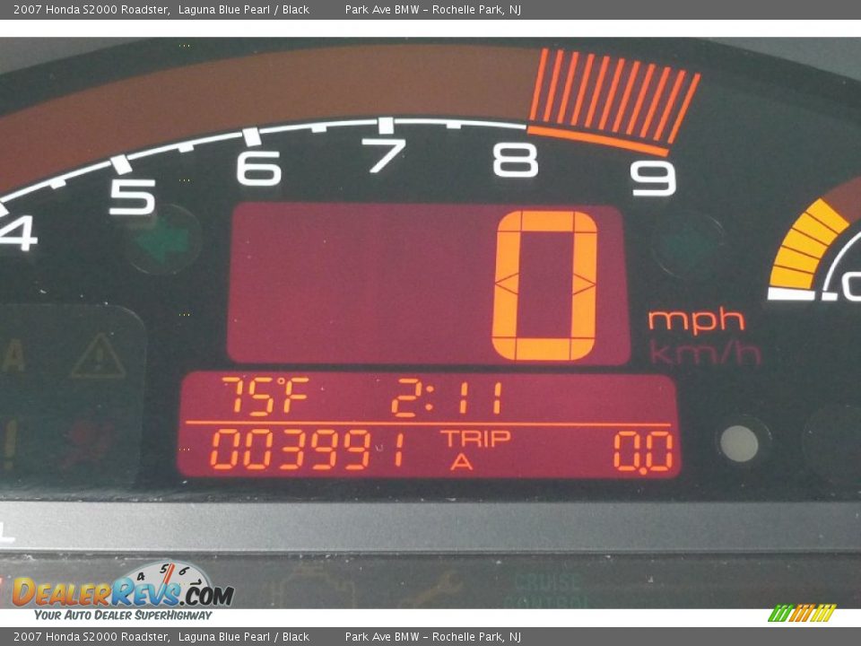 2007 Honda S2000 Roadster Gauges Photo #21