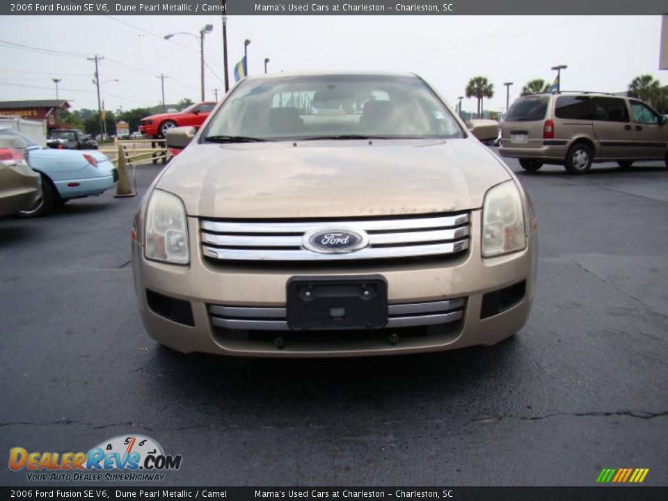 2006 Ford Fusion SE V6 Dune Pearl Metallic / Camel Photo #3