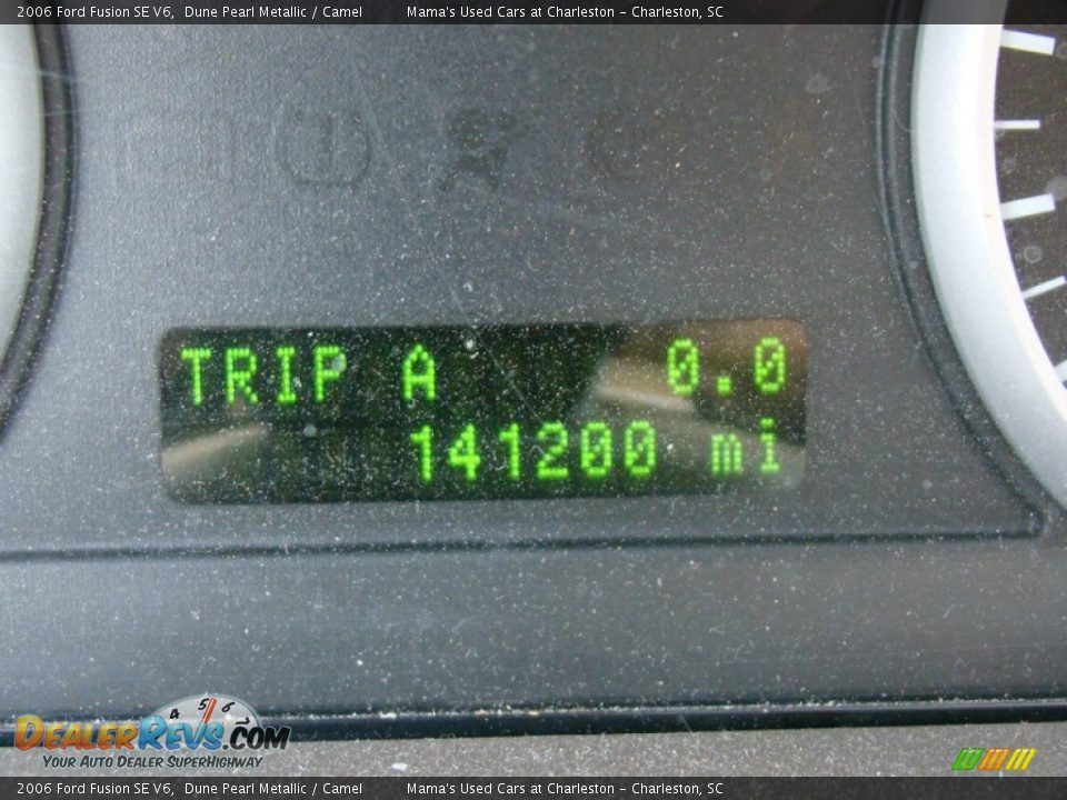 2006 Ford Fusion SE V6 Dune Pearl Metallic / Camel Photo #26
