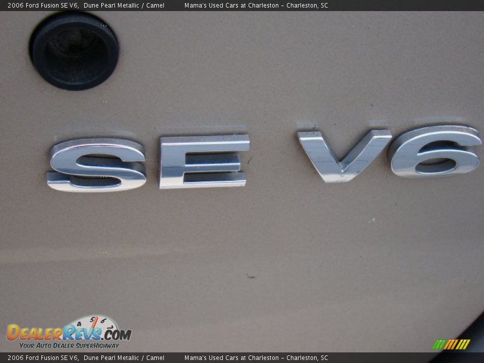 2006 Ford Fusion SE V6 Dune Pearl Metallic / Camel Photo #34