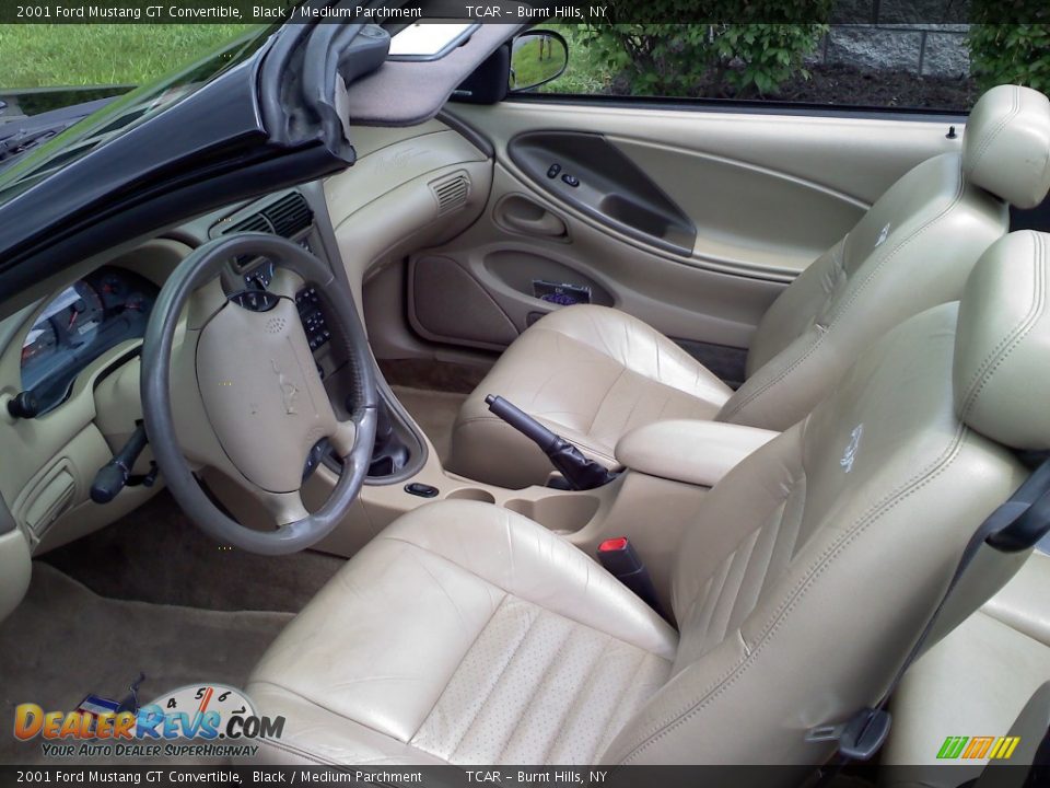 Medium Parchment Interior 2001 Ford Mustang Gt Convertible