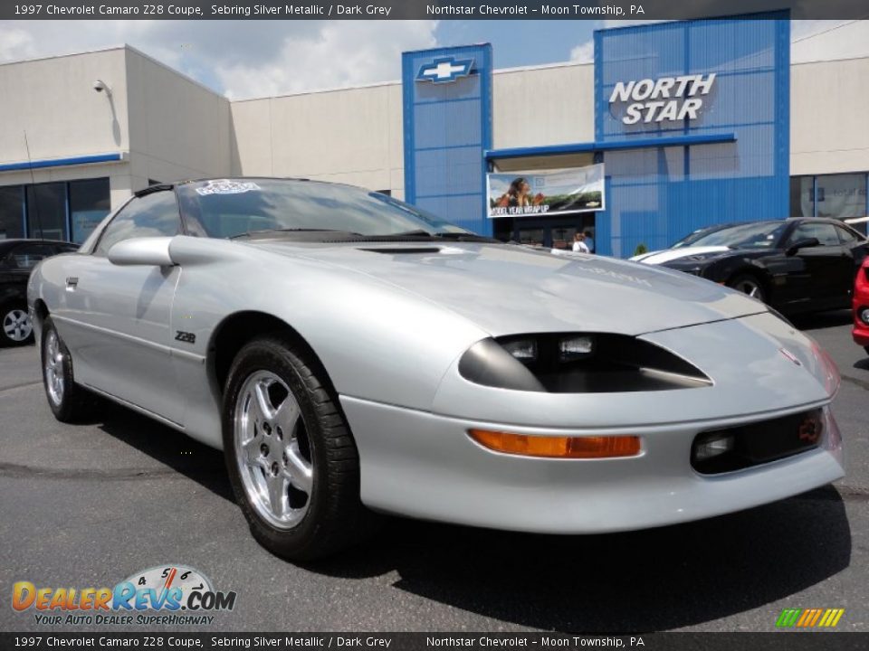 1997 Chevrolet Camaro Z28 Coupe Sebring Silver Metallic / Dark Grey Photo #1