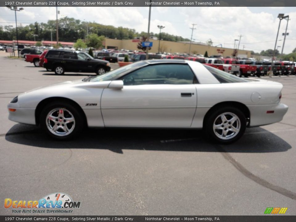 Sebring Silver Metallic 1997 Chevrolet Camaro Z28 Coupe Photo #4