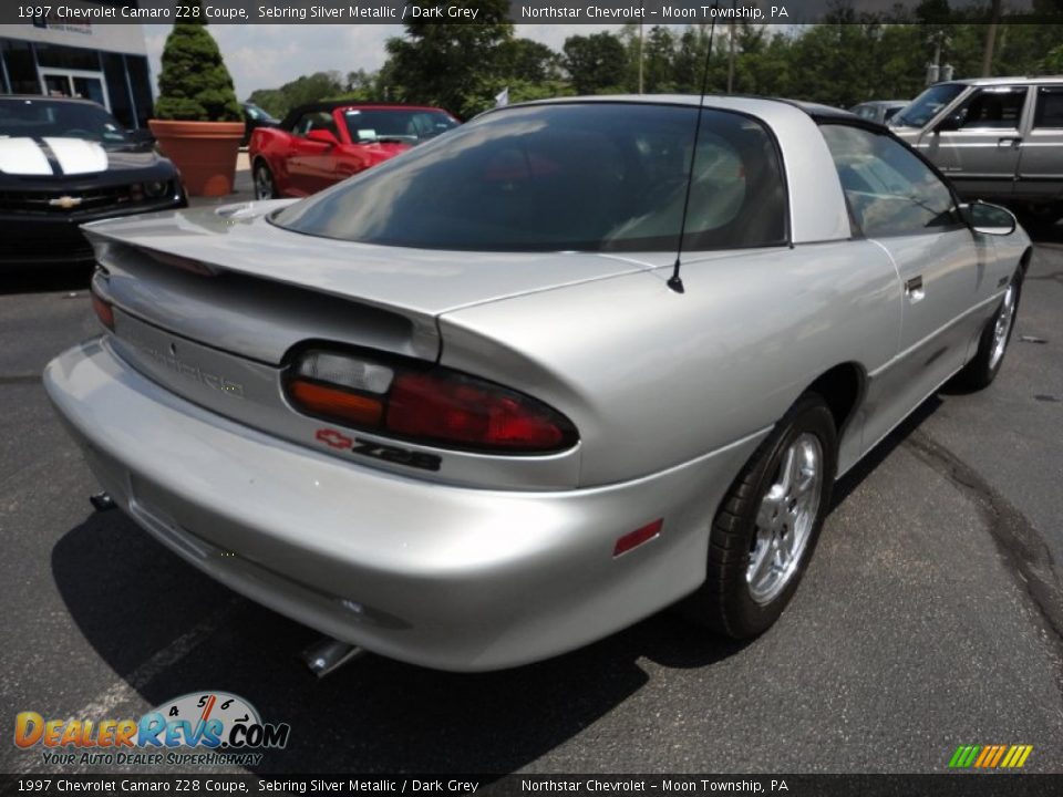 Sebring Silver Metallic 1997 Chevrolet Camaro Z28 Coupe Photo #7