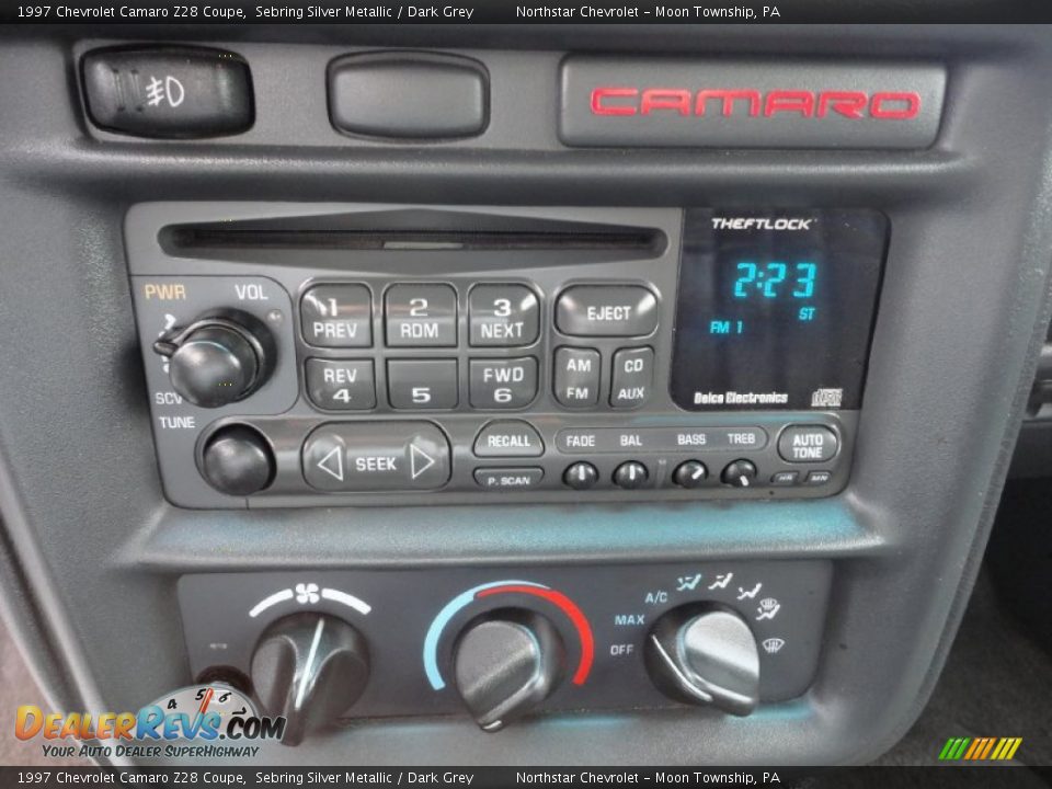 Controls of 1997 Chevrolet Camaro Z28 Coupe Photo #18